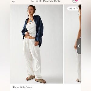 FP sky parachute pants